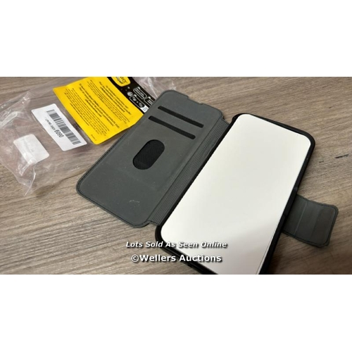 8541 - OTTERBOX STRADA CASE FOR IPHONE 15 PRO MAX FOR MAGSAFE, SHOCKPROOF, DROP PROOF, PREMIUM LEATHER PROT... 