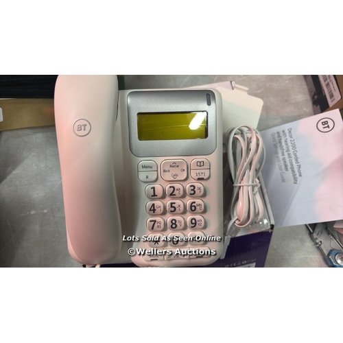 8587 - BT D�?©COR 2200 CORDED LANDLINE HOUSE PHONE, PHONEBOOK, HANDSFREE, MUTE BUTTON, 1571 MESSAGE INDICAT... 