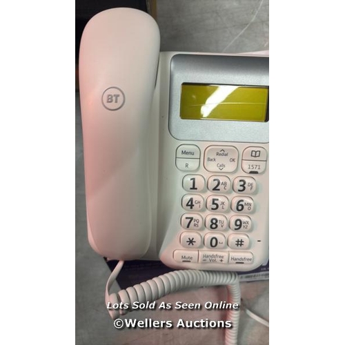 8587 - BT D�?©COR 2200 CORDED LANDLINE HOUSE PHONE, PHONEBOOK, HANDSFREE, MUTE BUTTON, 1571 MESSAGE INDICAT... 