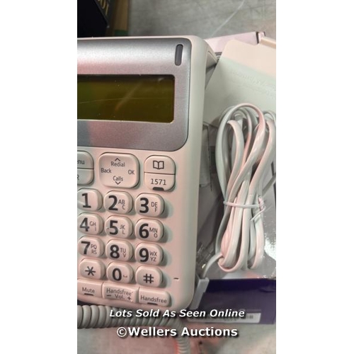 8587 - BT D�?©COR 2200 CORDED LANDLINE HOUSE PHONE, PHONEBOOK, HANDSFREE, MUTE BUTTON, 1571 MESSAGE INDICAT... 