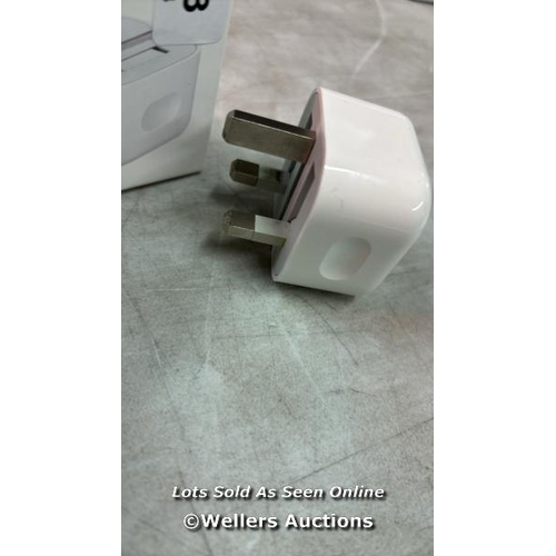 8613 - APPLE 20W USB-C POWER ADAPTER(2024) / MINIMAL SIGNS OF USE - SEE IMAGES FOR CONDITION GUIDE / E38 [C... 