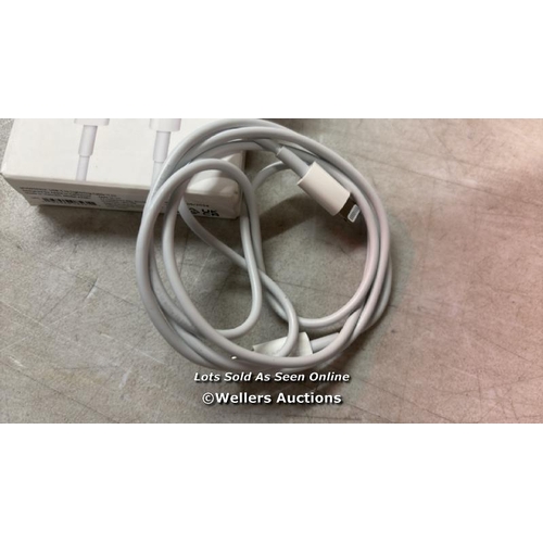 8616 - APPLE USB-C TO LIGHTNING CABLE (1M) / MINIMAL SIGNS OF USE - SEE IMAGES FOR CONDITION GUIDE / E38 [C... 