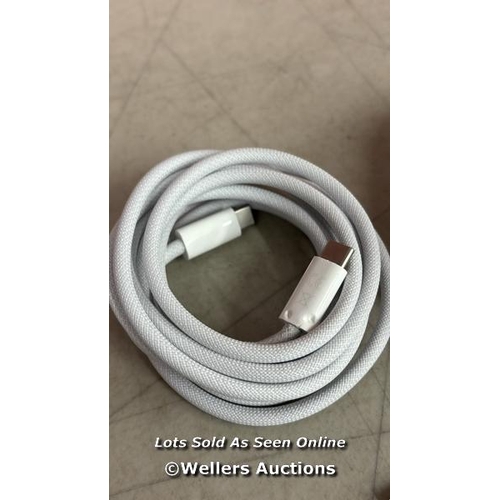 8629 - APPLE 240W USB-C CHARGE CABLE (2M) / MINIMAL SIGNS OF USE - SEE IMAGES FOR CONDITION GUIDE / E38 [CO... 