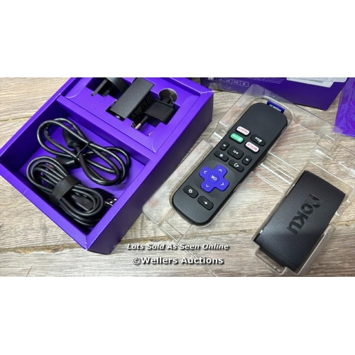 8660 - ROKU EXPRESS 4K | HD/4K/HDR STREAMING MEDIA PLAYER, BLACK / MINIMAL IF ANY SIGNS OF USE - SEE IMAGES... 