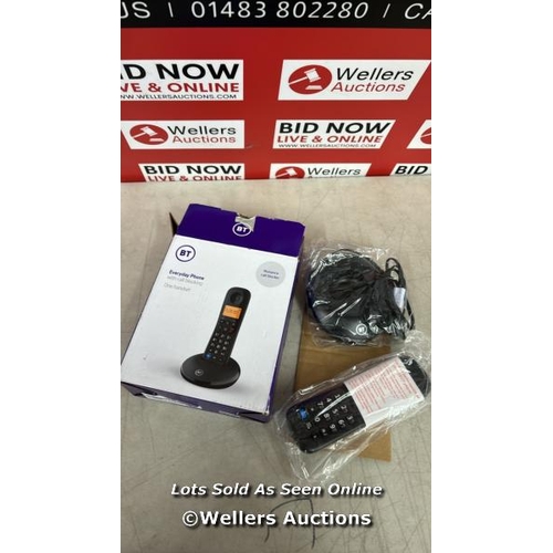 8689 - BT EVERYDAY CORDLESS LANDLINE HOUSE PHONE, BASIC CALL BLOCKER, DO NOT DISTURB BUTTON, SINGLE HANDSET... 