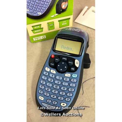 8746 - DYMO LETRATAG LT-100H HANDHELD LABEL MAKER | ABC KEYBOARD LABEL PRINTER WITH EASY-TO-USE, 13 CHARACT... 