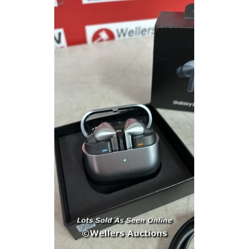 8804 - SAMSUNG GALAXY BUDS3 PRO GREY WITH GALAXY AI, WIRELESS EARBUDS, NOISE CANCELLING, BLUETOOTH, 360 AUD... 