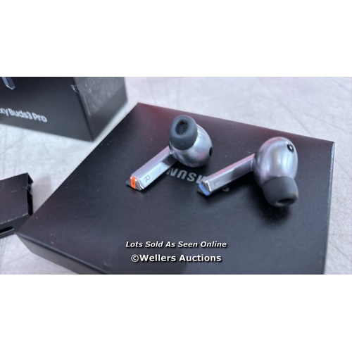 8804 - SAMSUNG GALAXY BUDS3 PRO GREY WITH GALAXY AI, WIRELESS EARBUDS, NOISE CANCELLING, BLUETOOTH, 360 AUD... 