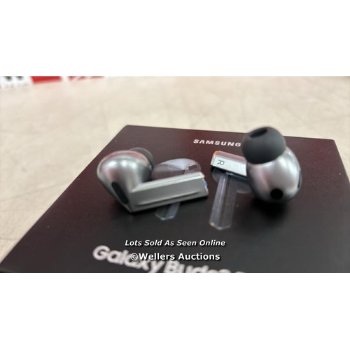 8805 - SAMSUNG GALAXY BUDS3 PRO GREY WITH GALAXY AI, WIRELESS EARBUDS, NOISE CANCELLING, BLUETOOTH, 360 AUD... 