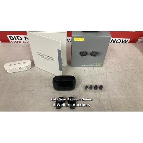 8809 - JABRA ELITE 85T TRUE WIRELESS EARBUDS ADVANCED ACTIVE NOISE CANCELLATION WITH LONG BATTERY LIFE AND ... 