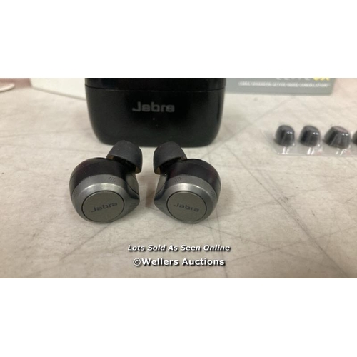 8809 - JABRA ELITE 85T TRUE WIRELESS EARBUDS ADVANCED ACTIVE NOISE CANCELLATION WITH LONG BATTERY LIFE AND ... 