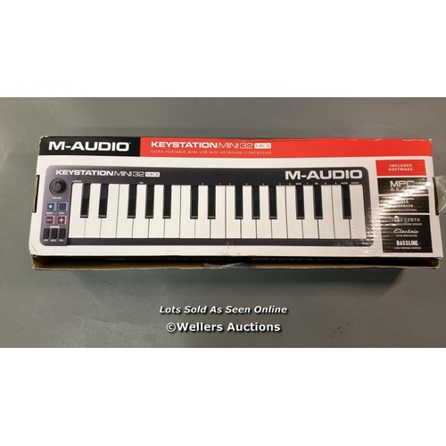 9519 - M-AUDIO KEYSTATION MINI 32 ULTRA PORTABLE MINI USB MIDI KEYBOARD CONTROLLER