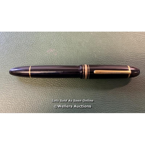 9527 - MOUNTBLANC PEN MEISTERSTUCK N-149 18K BLACK AND GOLD