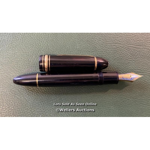 9527 - MOUNTBLANC PEN MEISTERSTUCK N-149 18K BLACK AND GOLD