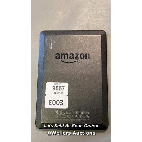 9557 - AMAZON KINDLE/ MODEL WP63GW - POWERS UP