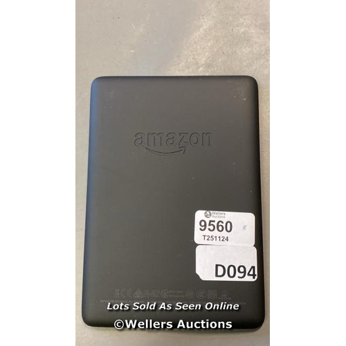 9560 - PRE OWNED AMAZON KINDLE