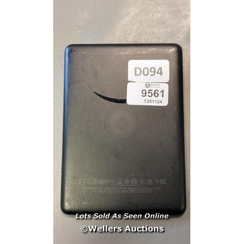 9561 - AMAZON KINDLE - MODEL: I9G29R - POWERS UP