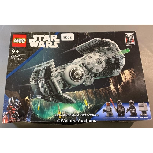 9623 - BRAND NEW LEGO STAR WARS/ 9+ /40 RETURN OF THE JEDI/ 75347/