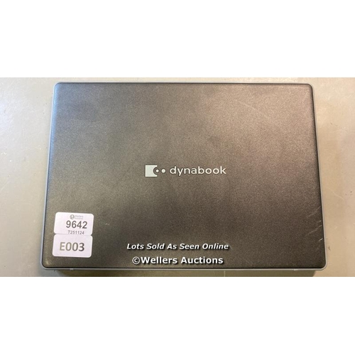 9642 - PRE OWNED LAPTOP DYNABOOK SATELLITE PRO/ INTEL CELERON/ N4120@1.1GHZ/ 4GB RAM/ 128GB HD/ WIN 10/ SN:... 