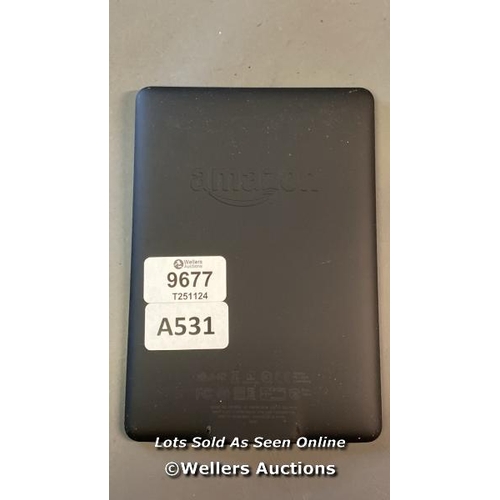 9677 - PRE OWNED AMAZON KINDLE/ MODEL DP799DI