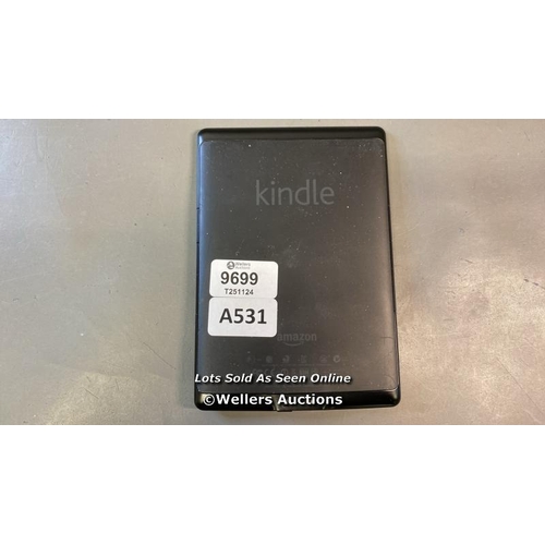 9699 - PRE OWNED AMAZON KINDLE/ MODEL D01100