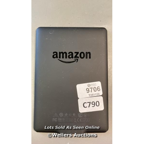 9706 - PRE OWNED AMAZON KINDLE/ MODEL DP75SDI