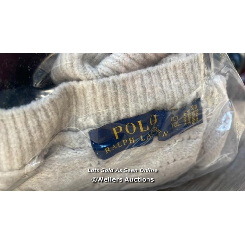 1010 - BAG OF PRE OWNED JUMPERS INC. RALPH LAUREN  / T