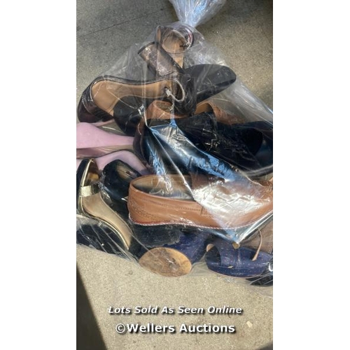 1024 - BAG OF PRE OWNED LADIES SHOES  / T