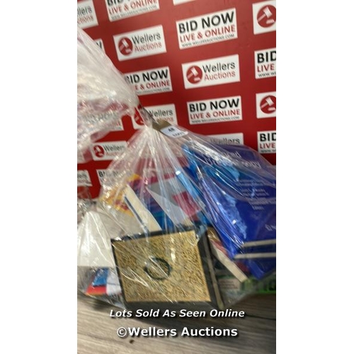 1060 - BAG OF PRE OWNED BOOKS  / S