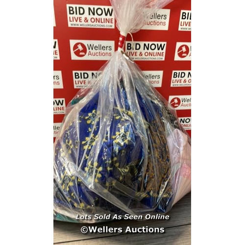 1072 - BAG OF PRE OWNED RUGS (PRAYER MATS) / S