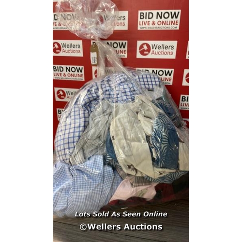 1096 - BAG OF PRE OWNED SHIRTS  / S