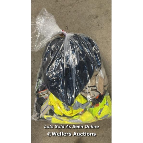 1103 - BAG OF PRE OWNED WORK CLOTHES  / S