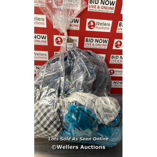 1122 - BAG OF PRE OWNED PYJAMAS  / S