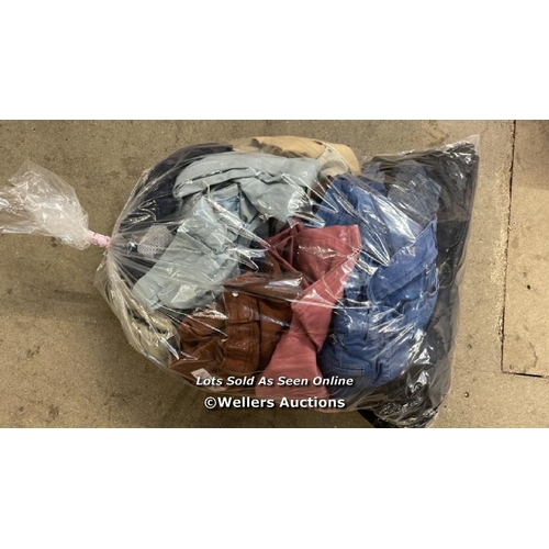 1135 - BAG OF PRE OWNED SUITS JACKETS AND SUITS TROUSERS / S