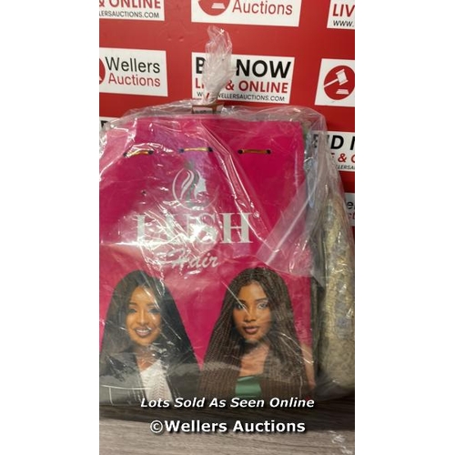 1261 - BAG OF BRAND NEW HAIR EXTENSION INC. WIGS