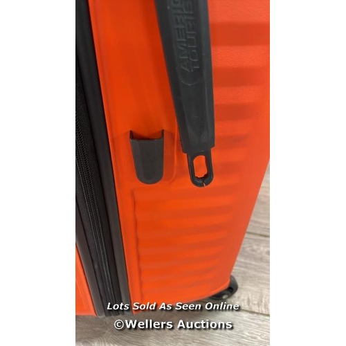 206 - AMERICAN TOURISTER JETDRIVER LARGE 4 WHEEL SPINNER CASE / P8