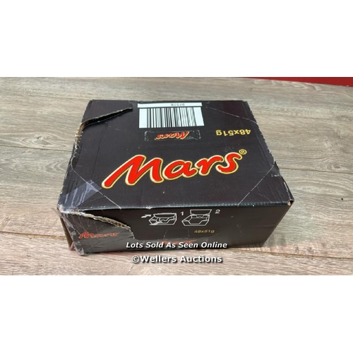 254 - X48 BOX OF MARS BARS / BBE 6-10-24 / F2