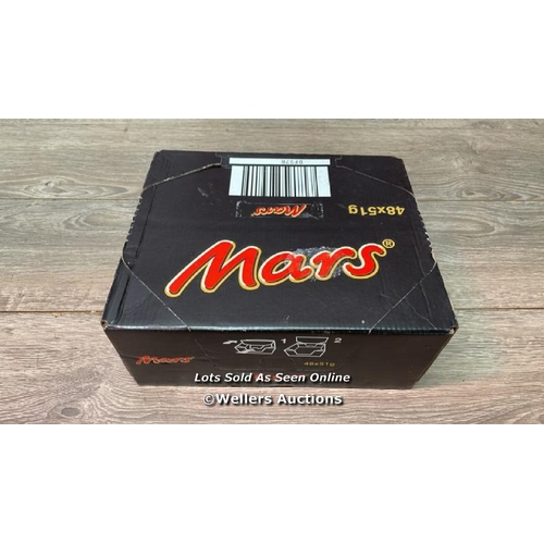 257 - X48 BOX OF MARS BARS / BBE 6-10-24 / F2