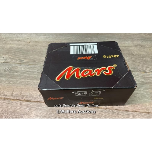 258 - X48 BOX OF MARS BARS / BBE 6-10-24 / F2