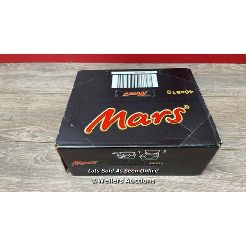 259 - X48 BOX OF MARS BARS / BBE 6-10-24 / F2