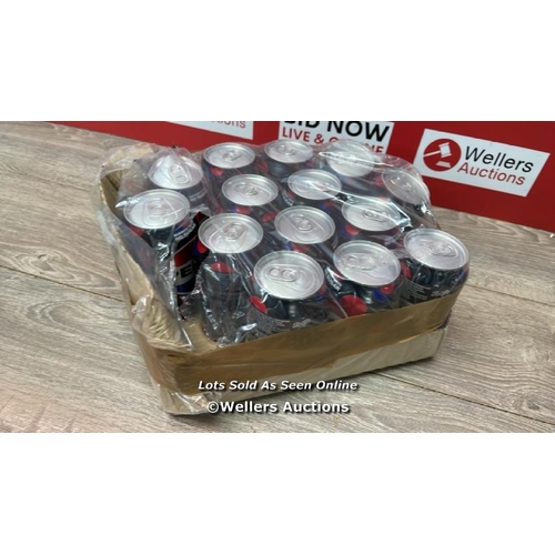 383 - X14 CANS PEPSI MAX CHERRY / F8