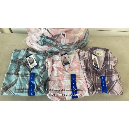 40 - 20X LADIES NEW JACHS GIRLFRIEND PLAID SHIRTS / LARGE / H