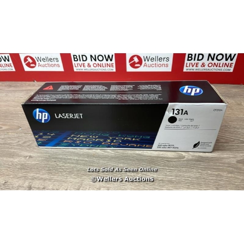 597 - HP CF210A 131A ORIGINAL LASERJET TONER CARTRIDGE, BLACK / E52