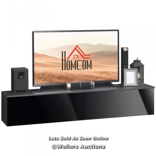 8074 - RRP: �129.99 - 160CM HIGH GLOSS FLOATING TV UNIT STAND FOR TVS UP TO 70