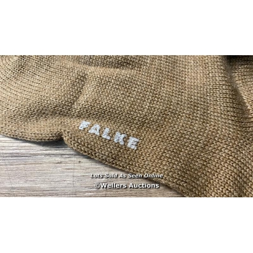 7491 - FALKE STRIGGINGS RIB SOCKS 39-42 NUTMEG / 39-42 / APPEARS NEW & UNWORN / SEE IMAGES FOR DETAILS / H2... 