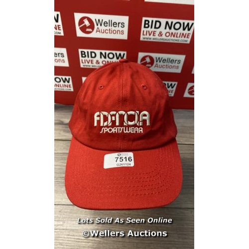 7516 - ADANOLA SPORTSWEAR CAP OS  RED / OS / APPEARS NEW & UNWORN / SEE IMAGES FOR DETAILS / H27