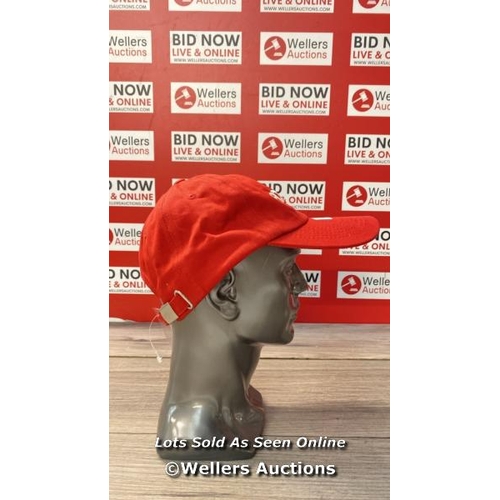 7516 - ADANOLA SPORTSWEAR CAP OS  RED / OS / APPEARS NEW & UNWORN / SEE IMAGES FOR DETAILS / H27