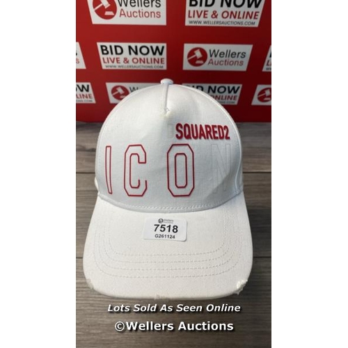 7518 - DSQUARED2 CAP DSQUARED2 ICON OUTLINE OS M1747 / OS / APPEARS NEW & UNWORN / SEE IMAGES FOR DETAILS /... 