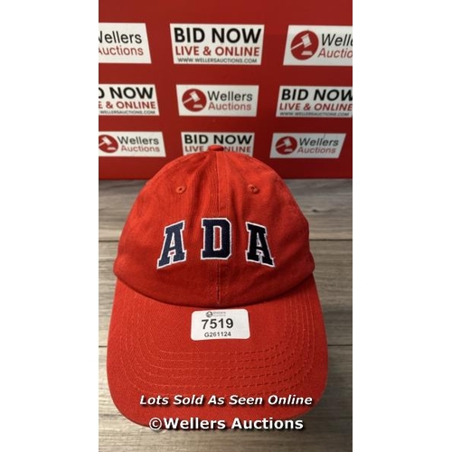 7519 - ADANOLA CAP OS CLASSIC RED/NAVYBLUE / OS / APPEARS NEW & UNWORN / SEE IMAGES FOR DETAILS / H27