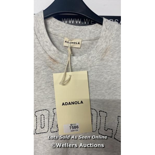 7586 - ADANOLA FREEHAND OVRSIZ SHORT SLV TSHIRT M / M / APPEARS NEW & UNWORN / SEE IMAGES FOR DETAILSWITH T... 